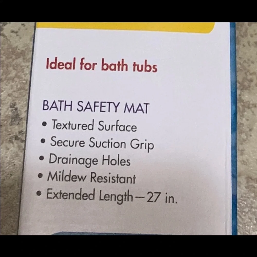 New! Thera Care Non-Slip Bath Mat 
